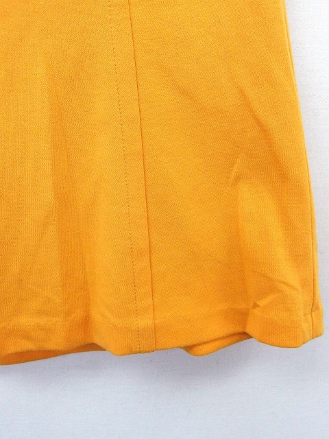 中古 ナチュラルビューティーベーシック Natural Beauty Basic スカート フレア 無地 シンプル ひざ丈 ジップ S イエロー の通販はau Pay マーケット ブランド古着のベクトル