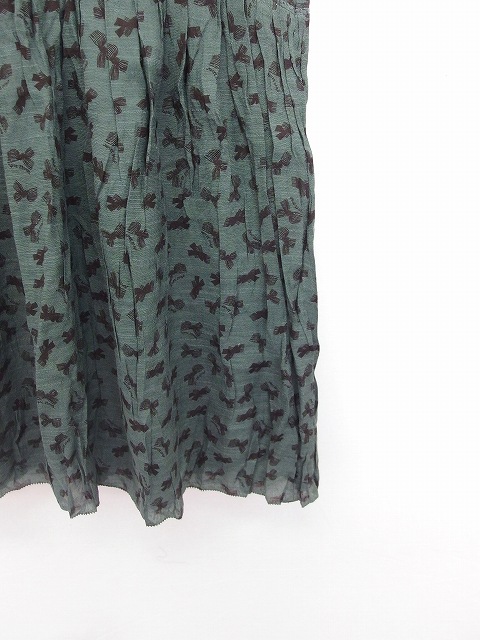 中古 カスタネ Kastane ワンピース ノースリーブ ミニ 綿 コットン 総柄 F グリーン 緑 Kt1 レディースの通販はau Pay マーケット ブランド古着のベクトル