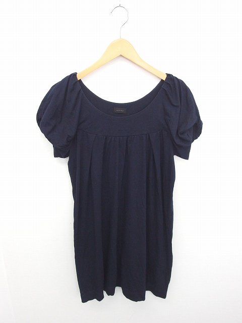 中古 アパートバイローリーズ Apart By Lowrys ワンピース ひざ丈 フレア 無地 シンプル ラグランスリーブ 半袖 F 紺の通販はau Pay マーケット ブランド古着のベクトル
