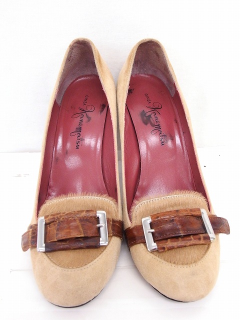 中古 銀座かねまつ Ginza Kanematsu パンプス ベルト ハイヒール 23 5 ベージュ Kt14 レディースの通販はau Pay マーケット ブランド古着のベクトル