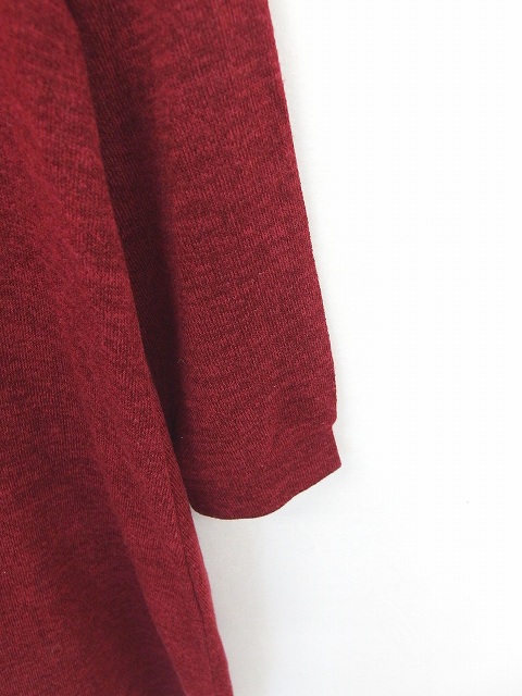 中古 ジ エンポリアム The Emporium ワンピース ニット ひざ丈 ステンカラー 無地 長袖 ｍ 赤 紺 レッド ネイビーの通販はau Pay マーケット ブランド古着のベクトル