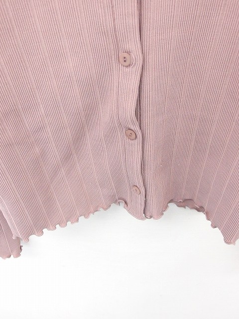 中古 ミスティウーマン Mysty Woman カーディガン 無地 シンプル Uネック 長袖 F 薄紅 パールレッド Tt14の通販はau Pay マーケット ブランド古着のベクトル