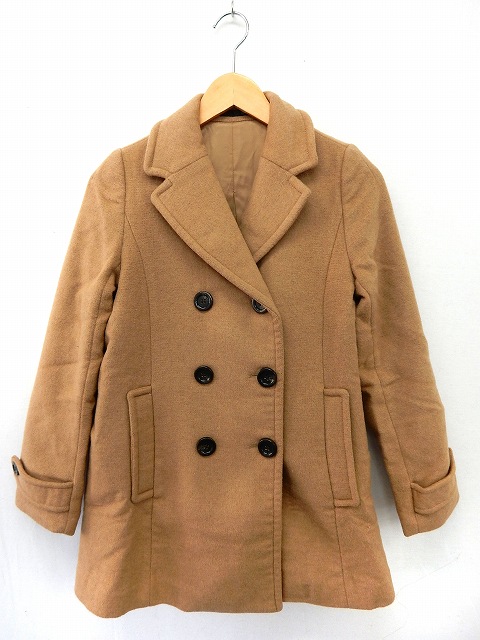 中古 ヘザー Heather コート アウター チェスターコート ダブル ポケット ウール混 S 茶 ブラウン St15 の通販はau Pay マーケット ブランド古着のベクトル