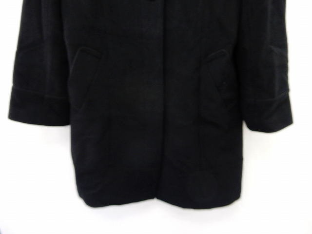 中古 ナチュラルビューティーベーシック Natural Beauty Basic コート アウター ノーカラー ウール ポケット 無地 の通販はau Pay マーケット ブランド古着のベクトル