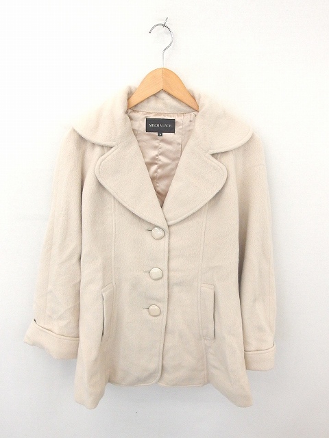 中古 ミッシュマッシュ Misch Masch コート アウター チェスター ミドル 無地 シンプル ウール混 38 薄茶 ベージュの通販はau Pay マーケット ブランド古着のベクトル