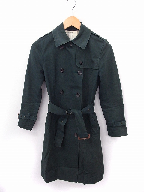 中古 アダムエロペ Adam Et Rope コート アウター トレンチコート 長袖 ロング 綿 36 グリーン 緑 Ft7 レディースの通販はau Pay マーケット ブランド古着のベクトル