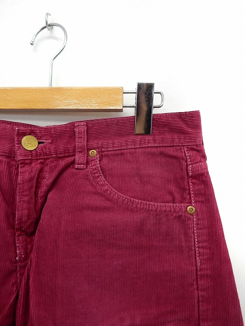 中古 リー Lee パンツ コーデュロイ ショートパンツ ジップフライ ポケット シンプル M ピンク St38 レディースの通販はau Pay マーケット ブランド古着のベクトル