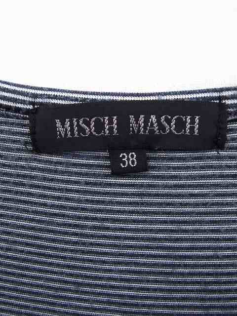 中古 ミッシュマッシュ Misch Masch ワンピース 切替 ボーダー デニム 丸首 半袖 ひざ丈 38 インディゴ Ftの通販はau Pay マーケット ブランド古着のベクトル