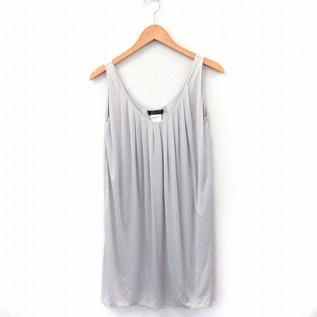 中古 スタニングルアー Stunning Lure ワンピース シャーリング Uネック ノースリーブ ひざ丈 F 灰 Ft レディースの通販はau Pay マーケット ブランド古着のベクトル