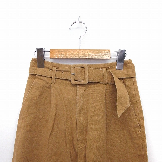 中古 ムルーア Murua パンツ ワイド ハイウエスト ロング 無地 シンプル 1 キャメル 茶 Ft19 レディースの通販はau Pay マーケット ブランド古着のベクトル