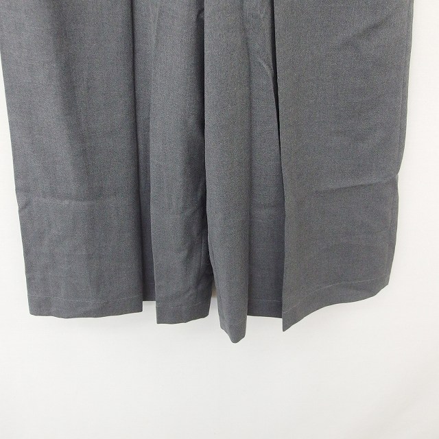 中古】未使用品 クラネ CLANE タグ付き ワイド スカンツ パンツ 無地