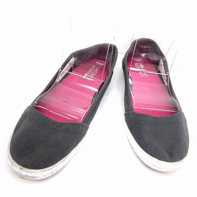 中古 ラコステ Lacoste スニーカー フラットシューズ ぺたんこ靴 シンプル 5 グレー St42 レディースの通販はau Pay マーケット ブランド古着のベクトル