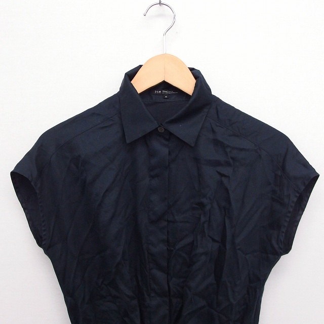 中古 23区 オンワード樫山 ワンピース 前結び フレンチスリーブ ひざ下丈 無地 シンプル 32 紺 Ft10 レディースの通販はau Pay マーケット ブランド古着のベクトル