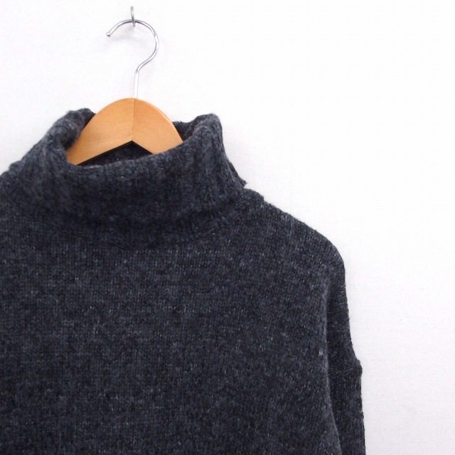 中古 Shelly Island シェリーアイランド ニット セーター タートルネック 長袖 リブ袖 グレー St33 レディースの通販はau Pay マーケット ブランド古着のベクトル