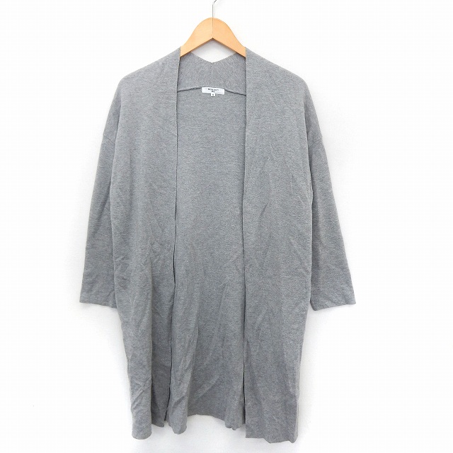 中古 N Natural Beauty Basic N ナチュラルビューティーベーシック ガウン 羽織り 長袖 シンプル M グレーの通販はau Pay マーケット ブランド古着のベクトル