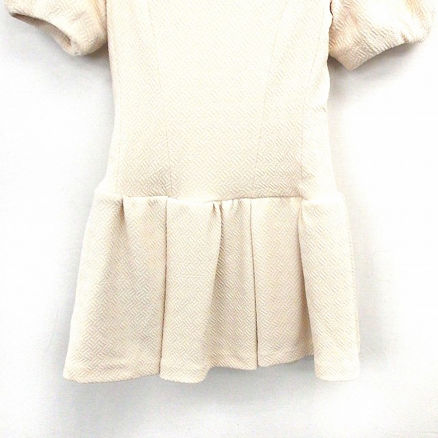 中古 ランダ Randa ワンピース プルオーバー ミニ 半袖 フレア M アイボリー St7 レディースの通販はau Pay マーケット ブランド古着のベクトル