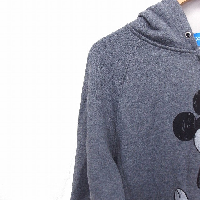 中古 ディズニー Disney Tokyo Disney Resort パーカー ミッキーマウス 耳付き フード 長袖 綿 L グレー Ft メンズの通販はau Pay マーケット ブランド古着のベクトル