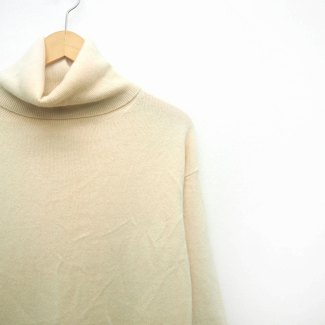 中古 ユニクロ Uniqlo ワンピース ニット ひざ丈 タートルネック プルオーバー 無地 カシミヤ 長袖 L ベージュの通販はau Pay マーケット ブランド古着のベクトル