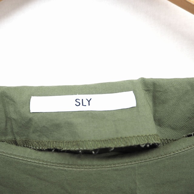 中古 スライ Sly ワンピース 無地 シンプル ロング丈 丸首 長袖 コットン 綿 2 カーキ 深緑 Mt3 レディースの通販はau Pay マーケット ブランド古着のベクトル