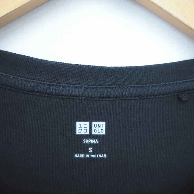 中古】ユニクロ UNIQLO Tシャツ カットソー 丸首 無地 シンプル