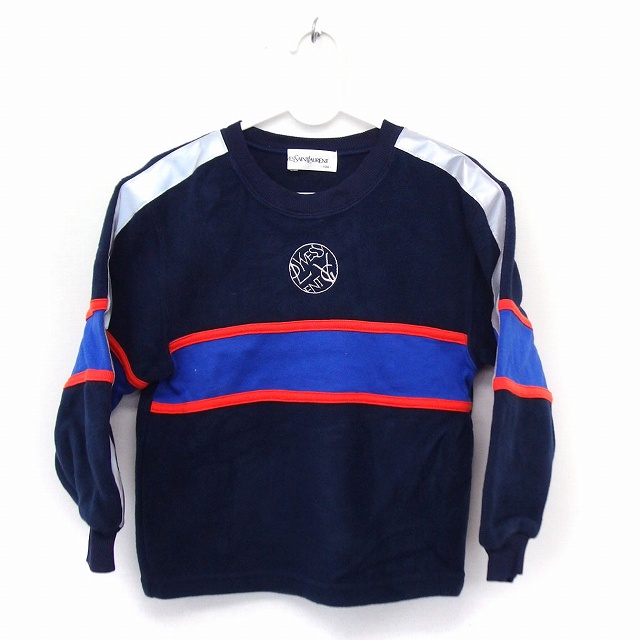 中古 イヴサンローラン Yves Saint Laurent 国内正規品 子供服 トレーナー ロゴ 配色 丸首 長袖 100 ネイビー 紺の通販はau Pay マーケット ブランド古着のベクトル 中古 イヴサンローラン Yves Saint Laurent 国内正規品 子供服 トレーナー ロゴ 配色 丸首 長袖 100 ネイビー 紺の通販はau Pay マーケット ブランド古着のベクトル