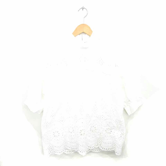 中古 ザラウーマン Zara Woman チュニック ワンピース プルオーバー 刺繍 総柄 ハイネック 五分袖 Xs 白 ホワイトの通販はau Pay マーケット ブランド古着のベクトル