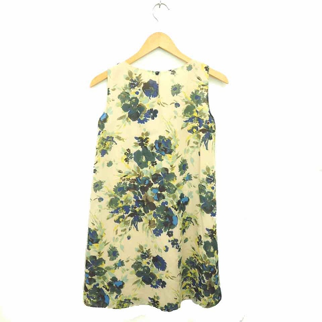 中古 ストロベリーフィールズ ワンピース 膝下丈 プルオーバー 花柄 薄手 ノースリーブ 2 ベージュ グリーン 薄茶の通販はau Pay マーケット ブランド古着のベクトル