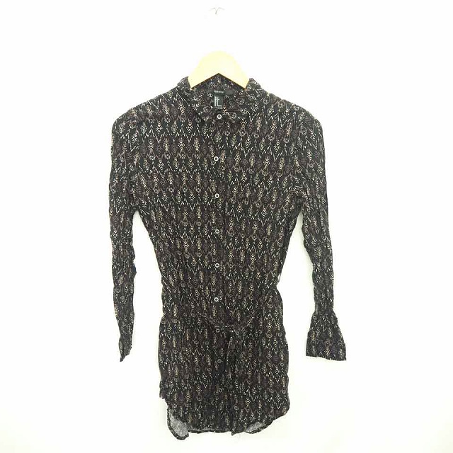 中古 フォーエバー21 Forever21 ワンピース シャツ ひざ丈 ウエストリボン 総柄 薄手 長袖 S 黒 茶 ブラックの通販はau Pay マーケット ブランド古着のベクトル 中古 フォーエバー21 Forever21 ワンピース シャツ ひざ丈 ウエストリボン 総柄 薄手 長袖 S 黒 茶 ブラックの通販はau Pay マーケット ブランド古着のベクトル