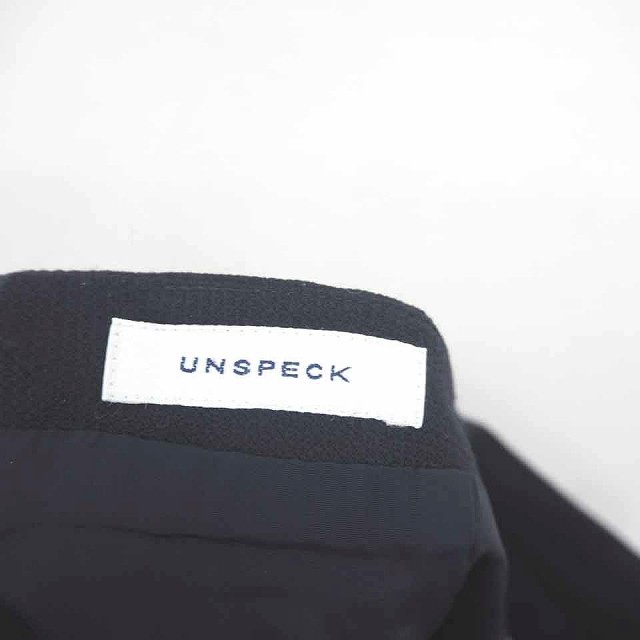 中古】アンスペック UNSPECK スカート 台形 ひざ丈 バックジップ