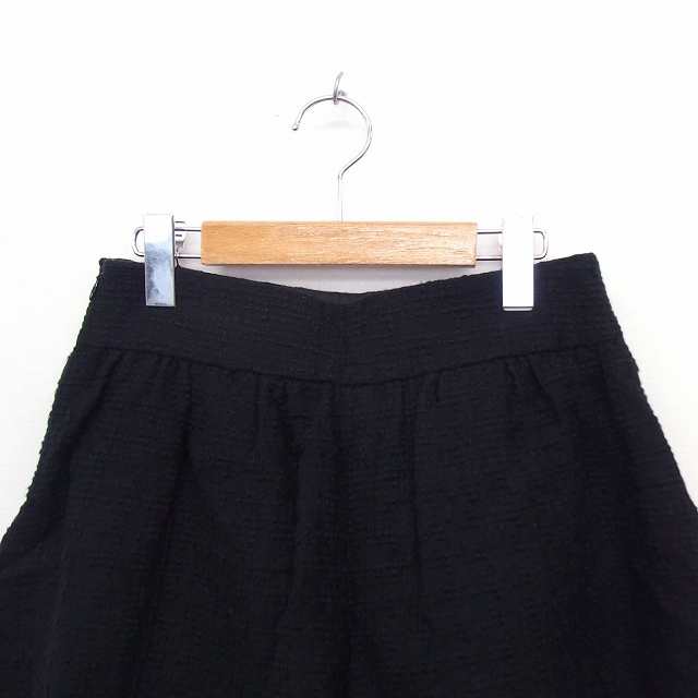 5％OFF】 美品 アナトリエ キュロットスカート グレイッシュグリーン リボンビジュー付