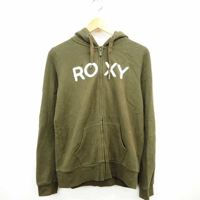 【送料無料】ROXY ロキシー ジップパーカー◎デカロゴ