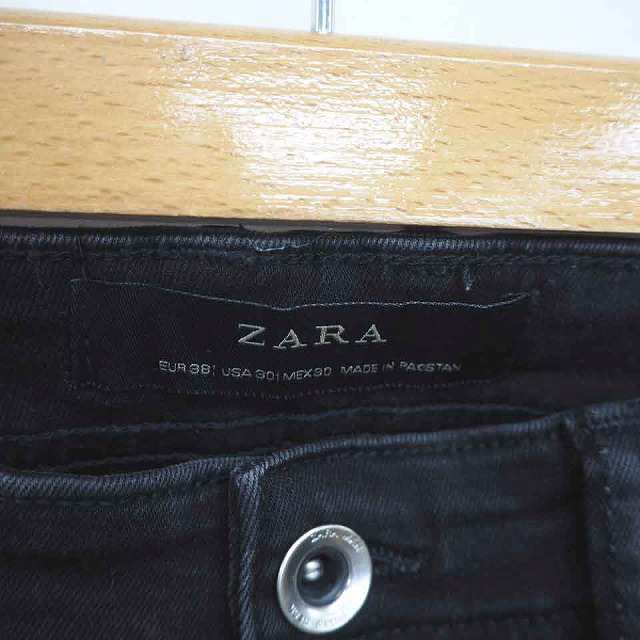 中古】ザラ ZARA デニム スキニー パンツ ハイウエスト ジップフライ