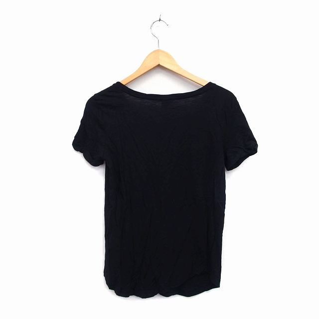 中古】エイチ&エム H&M Tシャツ カットソー 丸首 半袖 綿混 無地