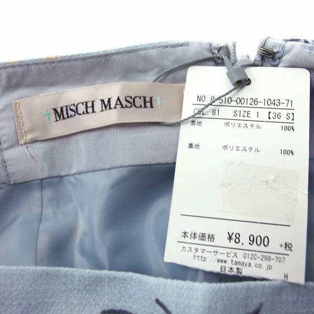 中古】未使用品 ミッシュマッシュ MISCH MASCH タグ付き 花柄 タイト