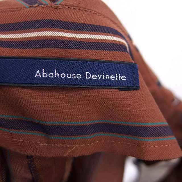 中古】アバハウス ドゥヴィネット abahouse devinette ワイド パンツ