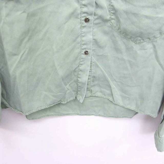 中古】ザラ ベーシック ZARA BASIC シャツ ブラウス ステン
