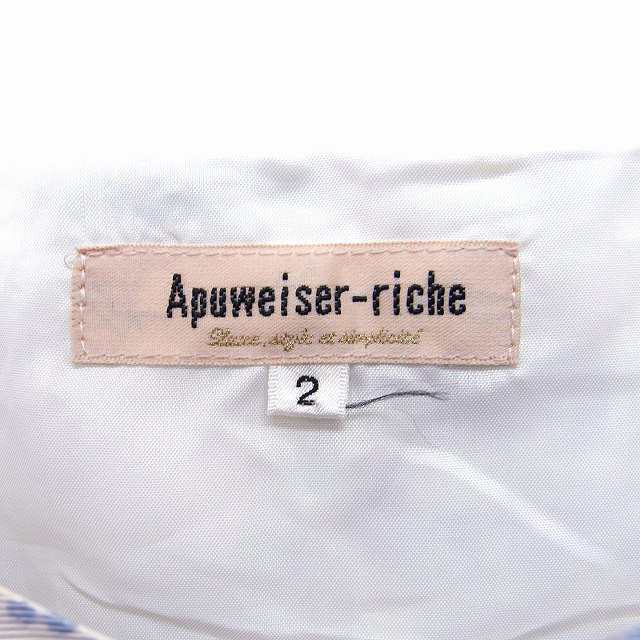 中古】アプワイザーリッシェ Apuweiser-riche 花柄 ワンピース ひざ丈