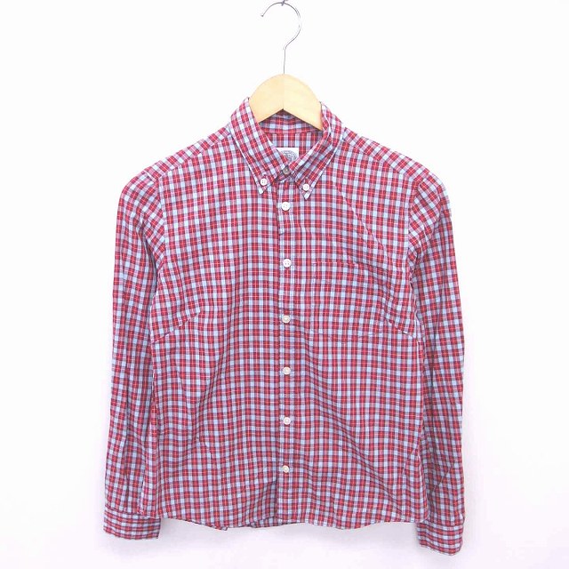 綺麗なチェック◎薄めな方◎J.PRESS◎長袖シャツ・170 ジェイプレス () ボタンダウンシャツ メンズ長袖