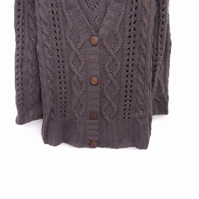 【良色】beams Vネック モヘアカーディガン ブラウン モヘア50％ 良色】beams Vネック モヘアカーディガン ブラウン モヘア50