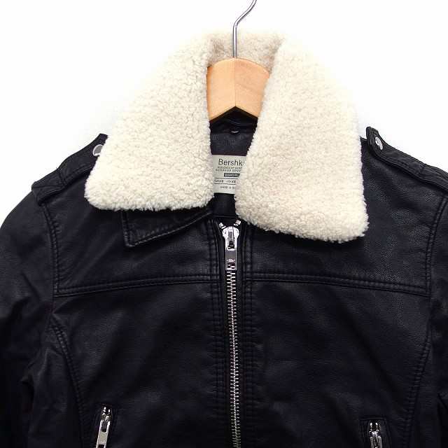 中古】ベルシュカ Bershka フェイクレザー ジャケット アウター