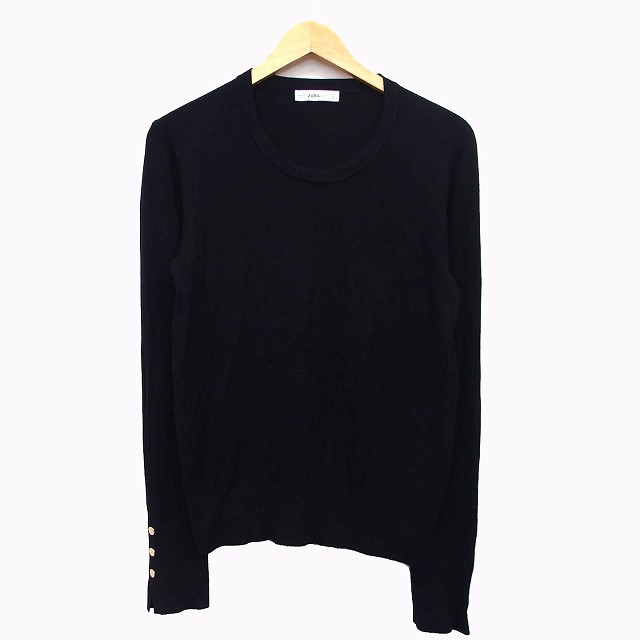 中古】ザラ ZARA ニット KNIT ニット セーター カットソー 長袖 丸首