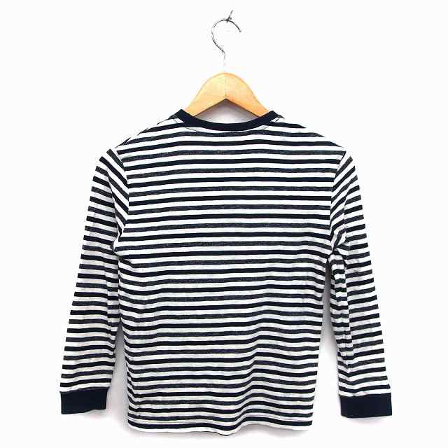 中古】ザラ ZARA カットソー Tシャツ クルーネック リブ コットン 綿