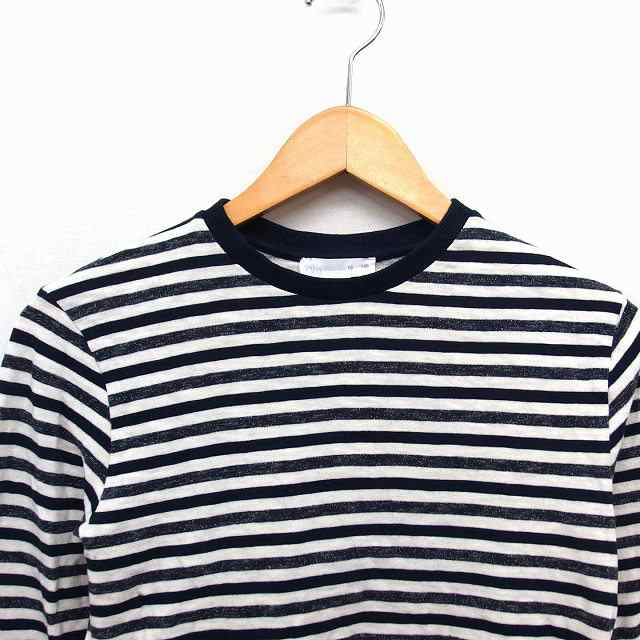 中古】ザラ ZARA カットソー Tシャツ クルーネック リブ コットン 綿