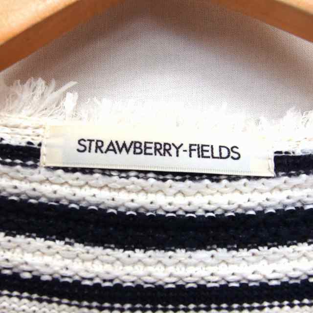 中古】ストロベリーフィールズ STRAWBERRY-FIELDS ニット ジャケット