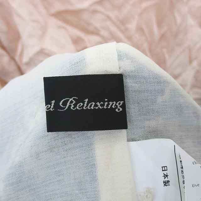 ユナイテッドアローズ ワンピース 7分袖 膝丈 シンプル 無地 green label relaxing  M相当 レディース ベージュ UNITED ARROWS