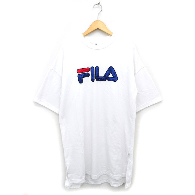 FILA Vis ロゴワンピース ネイビー