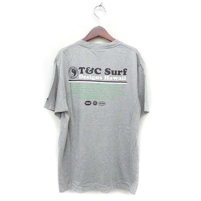 中古】未使用品 T&C SURF DESIGNS タグ付き プリント Tシャツ 半袖