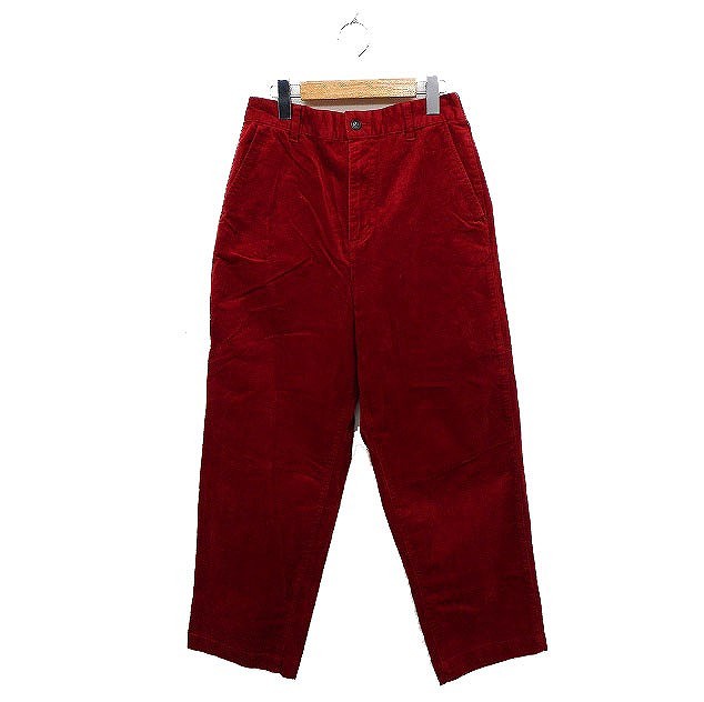 中古】ニコアンド Niko and.. コーデュロイ ワイド パンツ ロング ストレッチ 無地 コットン 綿 L レッド 赤 /FT48の通販はau  PAY マーケット ブランド古着のベクトル au PAY マーケット－通販サイト