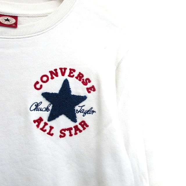 中古】コンバース CONVERSE トレーナー スウェット 長袖 コットン ロゴ