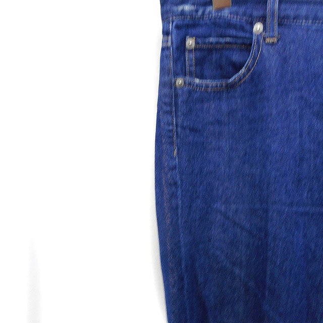 【在庫限り】LOWRYS FARM ジーンズ　デニム　ブルー　ダメージ　S 人気 ローリーズファーム】デニムパンツ ジーンズ ダメージ加工 S